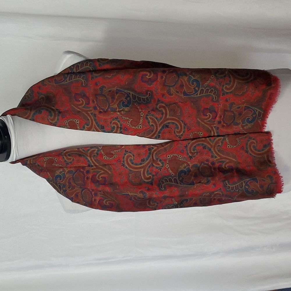 Saldarini Silk Wool Blend Scarf
